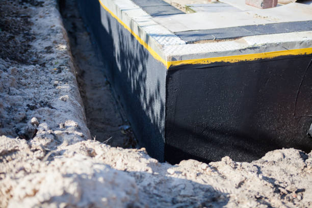 Professional Exterior Waterproofing technician working in Orestes, IN